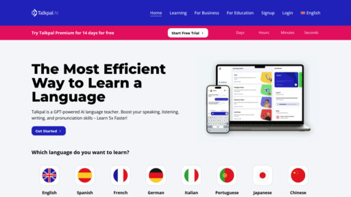 Talkpal - Tutor de idiomas inteligente para 57 lenguas con corrección inmediata y aprendizaje adaptativo - Logo