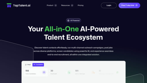 TapTalent.ai - Plataforma de contratación inteligente con búsqueda automática y evaluación de candidatos - Logo