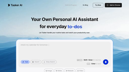 Tasker AI - Tasker AI: Automatización inteligente de tareas y gestión de flujos de trabajo - Logo
