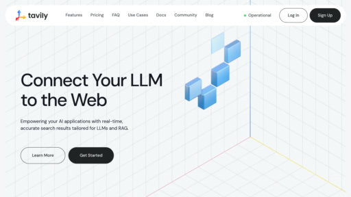 Tavily - Motor de búsqueda inteligente con datos precisos y en tiempo real para IA - Logo