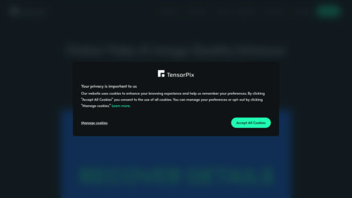 TensorPix - 智能视觉增强工具，提升视频画质与生成创意内容 - Logo