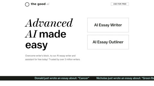 The Good AI - Asistente de escritura inteligente genera contenido estructurado y mejora la calidad - Logo
