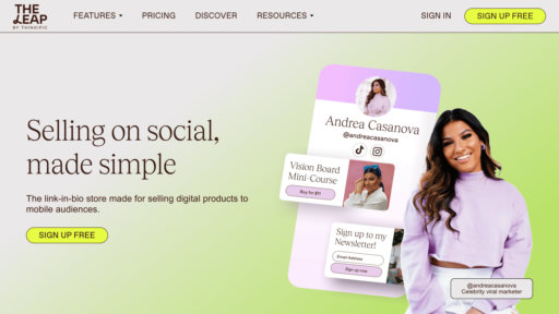 The Leap - 智能创作平台，零门槛变现数字内容 - Logo