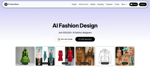The New Black AI - Plataforma de diseño moda inteligente creando ropa y accesorios únicos - Logo