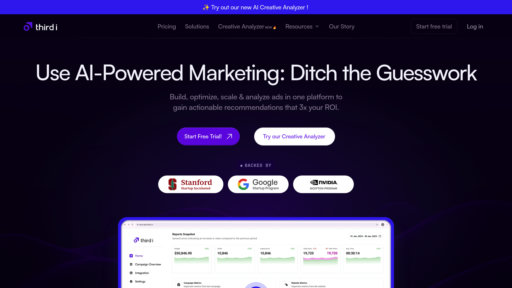 third i - Plataforma de marketing inteligente que integra datos multicanal para optimizar campañas y aumentar ROI - Logo