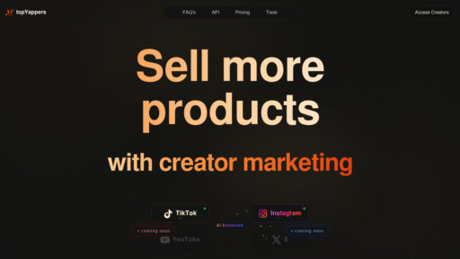 topYappers - Plataforma de matching inteligente con influencers TikTok para marcas - Logo