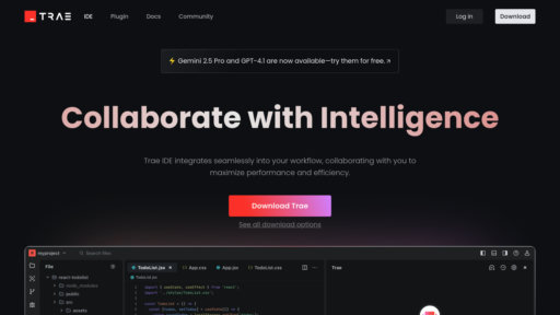 Trae - Completado de código inteligente y programación conversacional para aplicaciones - Logo