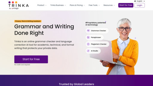 Trinka AI - Asistente escritura académica, corrección gramatical y estilo - Logo