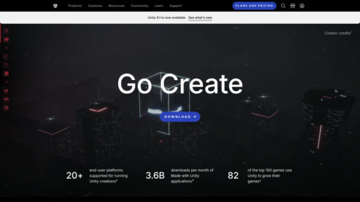 Unity - Plataforma 3D en tiempo real para desarrollo multiplataforma - Logo