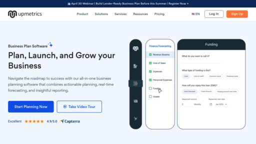 Upmetrics - Upmetrics: Intelligent Business Plan Software - Logo
