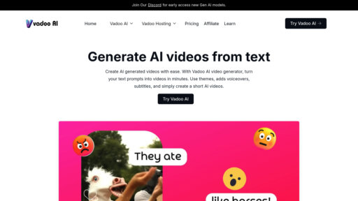 Vadoo AI - Creador de videos inteligente con guion y voz automáticos - Logo