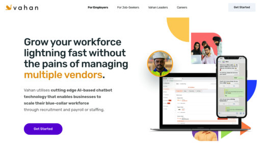 Vahan.ai - Plataforma de contratación inteligente automatizando reclutamiento en India - Logo