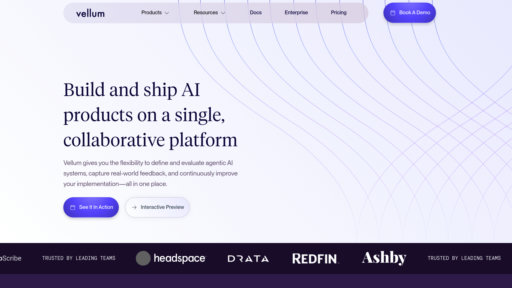 Vellum AI - 智能开发平台，快速构建测试部署AI应用 - Logo