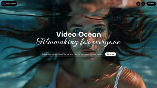 Video Ocean - 智能视频生成工具，文字图片快速制作专业视频 - Logo