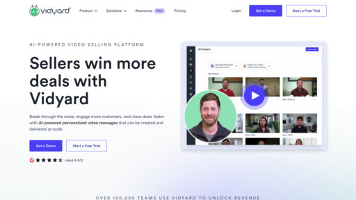 Vidyard - Plateforme vidéo professionnelle avec création intelligente et analyses - Logo