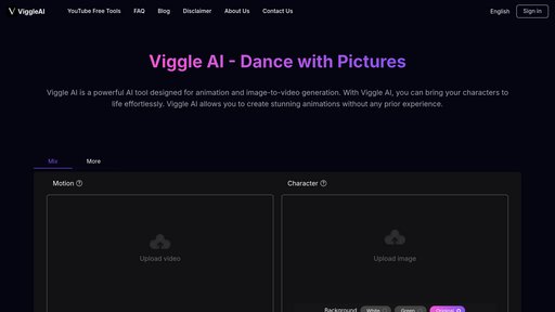 Viggle AI - Convierte imágenes estáticas en animaciones 3D con tecnología física inteligente - Logo