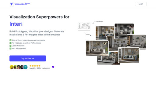 VisualizeAI - Herramienta diseño inteligente: bocetos a renders arquitectónicos al instante - Logo