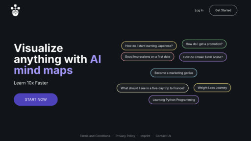 VisualMind - Plataforma de aprendizaje inteligente con mapas mentales interactivos - Logo