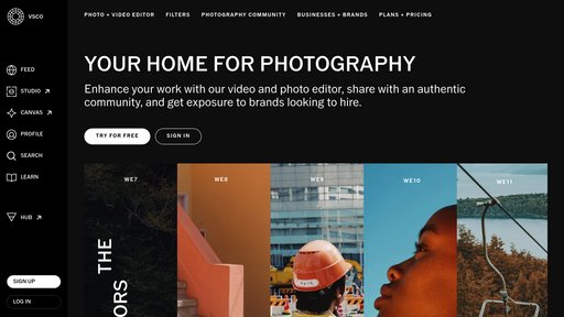 VSCO - Edición fotográfica profesional con herramientas inteligentes y comunidad creativa - Logo