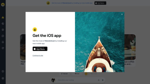 Wanderboat - Planificateur de voyage intelligent avec itinéraires personnalisés - Logo