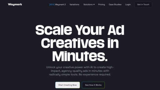 Waymark - Plataforma de video inteligente para crear anuncios profesionales rápidamente - Logo