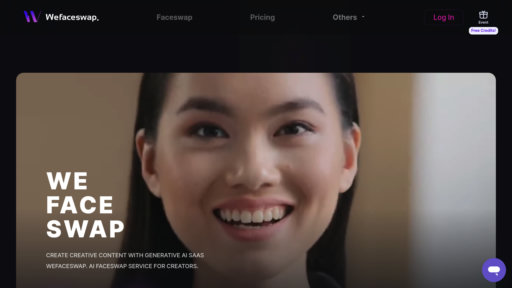 Wefaceswap - Outil de remplacement facial pour photos et vidéos via navigateur - Logo