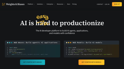 Weights &amp; Biases - Plataforma machine learning con seguimiento experimental y despliegue - Logo