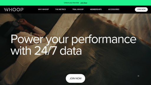 WHOOP - Screen-free health tracker with personalized sleep and recovery insights - Logo