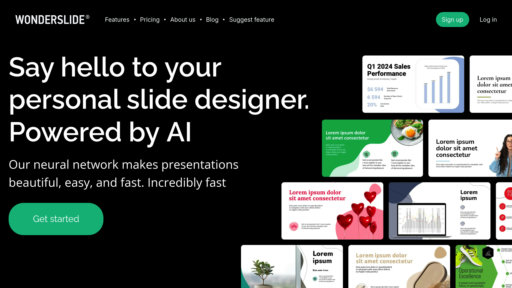 Wonderslide - Herramienta de presentación inteligente con diseño automático - Logo