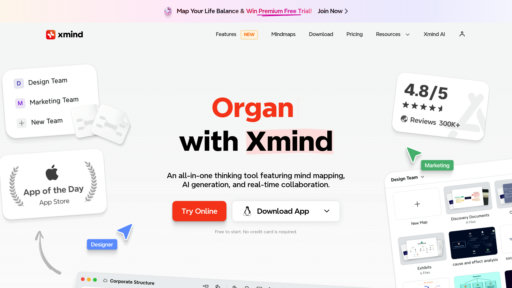 Xmind - Herramienta de mapas mentales inteligente con colaboración en tiempo real - Logo