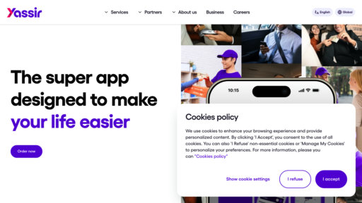 Yassir - Plateforme de mobilité et livraison intelligente avec services financiers - Logo