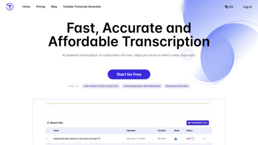 Yescribe.ai - Herramienta de transcripción audio/video inteligente con soporte para 98 idiomas - Logo