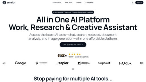 Zemith - Espacio de trabajo unificado para conversaciones y procesamiento de documentos - Logo