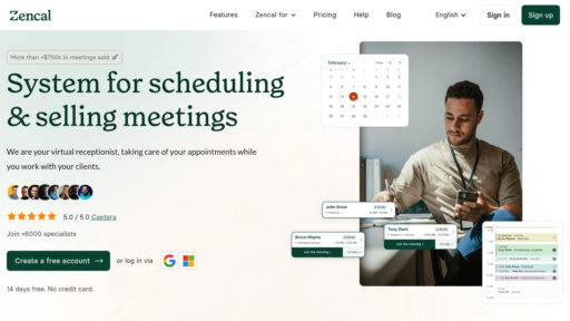 Zencal - Planificateur de réunions automatique avec calendriers et paiements intégrés - Logo