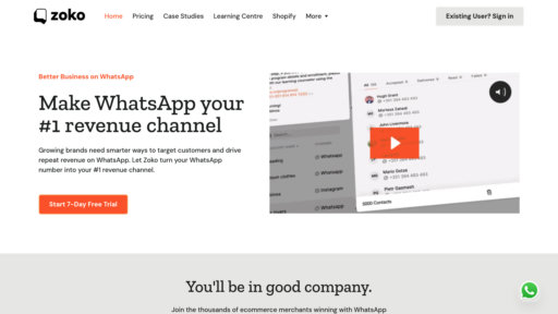 Zoko - CRM WhatsApp pour e-commerce: automatisez ventes et service client - Logo