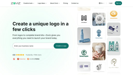 Zoviz - Smart branding platform - create professional logos and brand kits instantly - Logo
