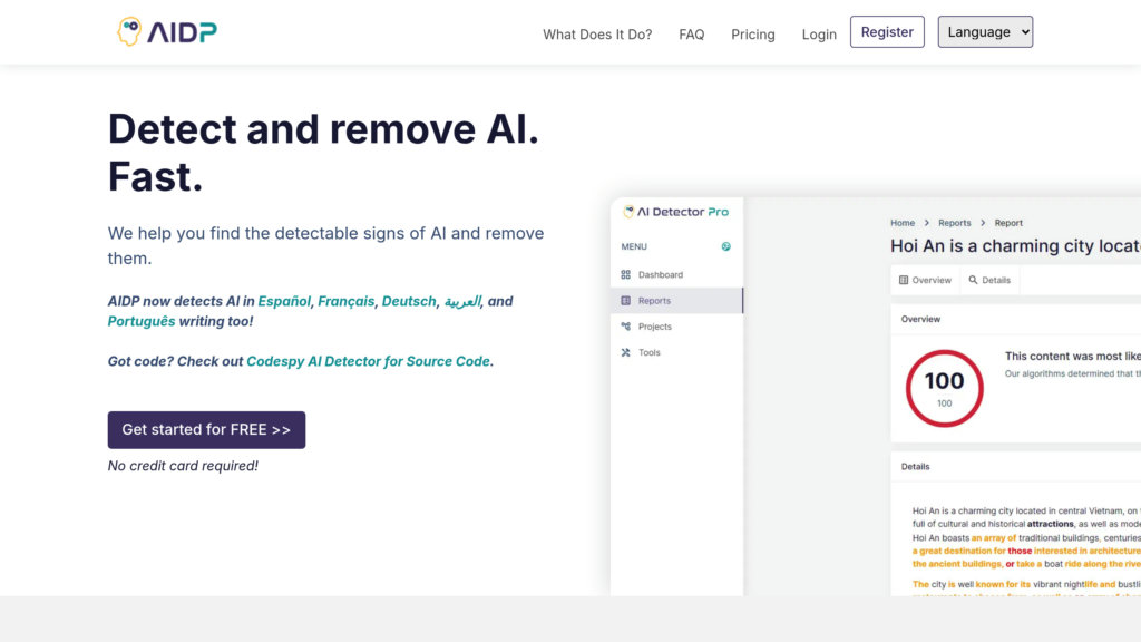 AI Detector Pro Capture d'écran