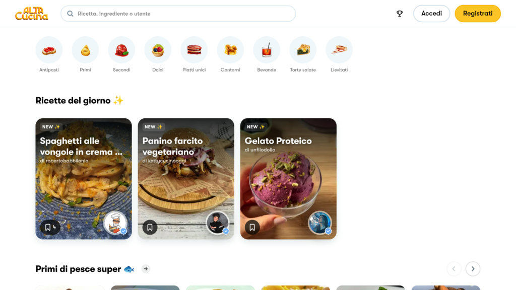 Al.ta Cucina Screenshot
