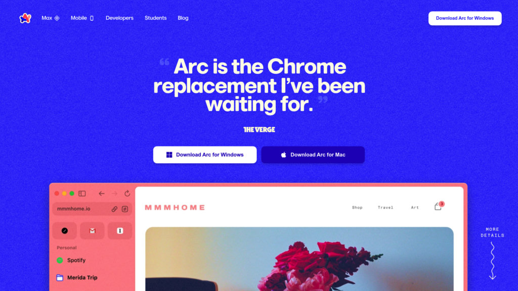 Arc Browser Screenshot