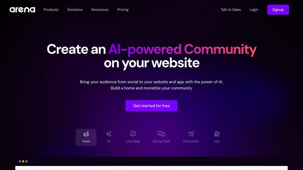 Arena Captura de pantalla