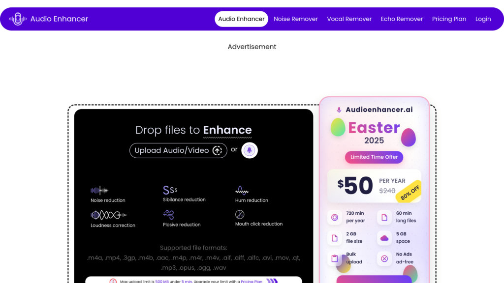 Audio Enhancer Captura de pantalla