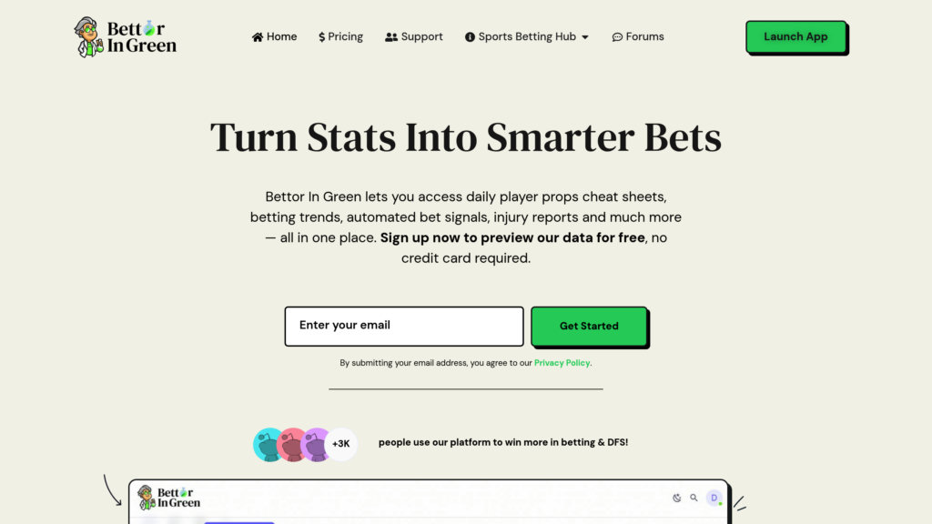 Bettor In Green Screenshot