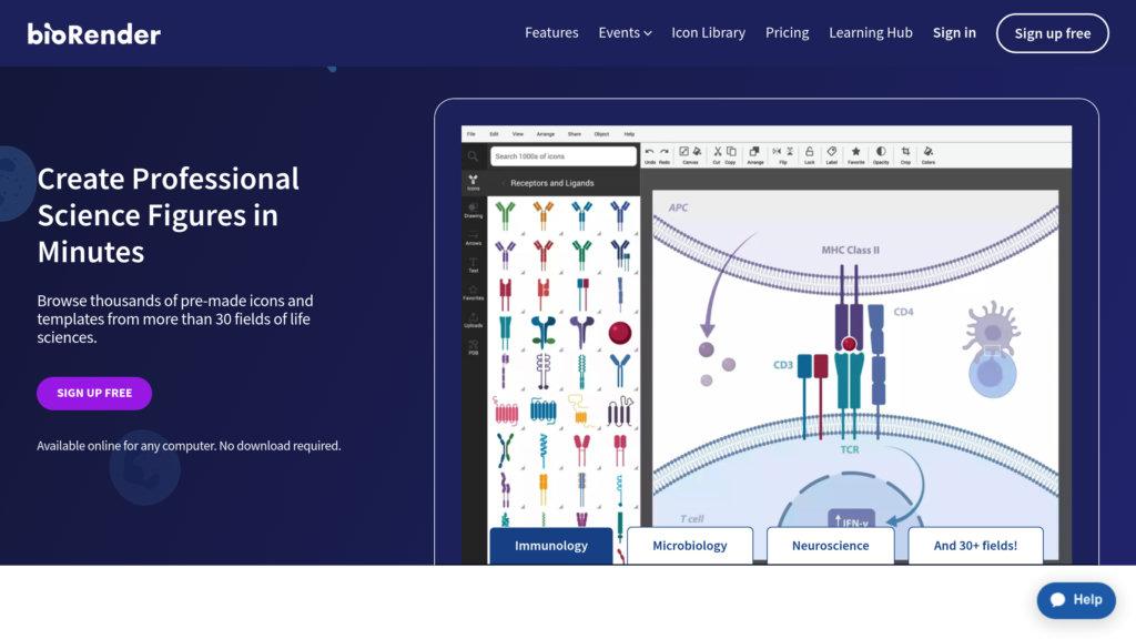 BioRender Screenshot