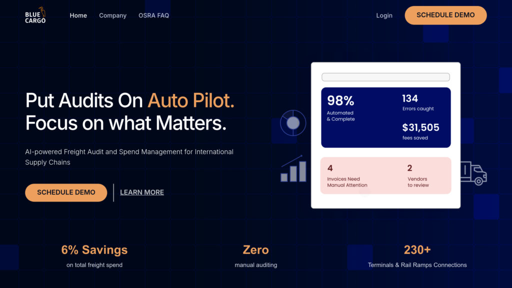 BlueCargo Screenshot