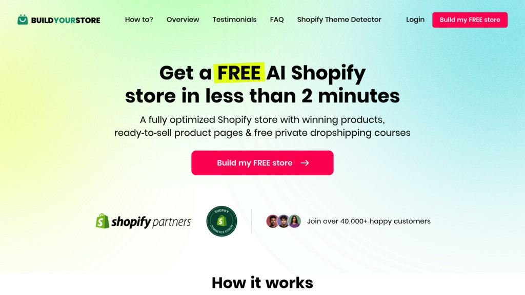 Build Your Store Captura de pantalla