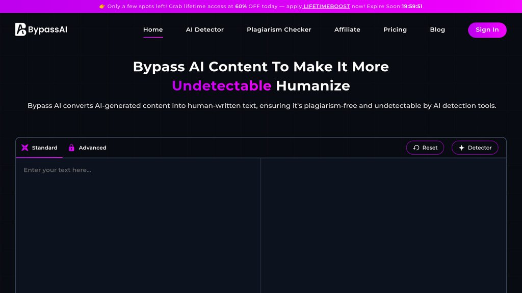 BypassAI Captura de pantalla