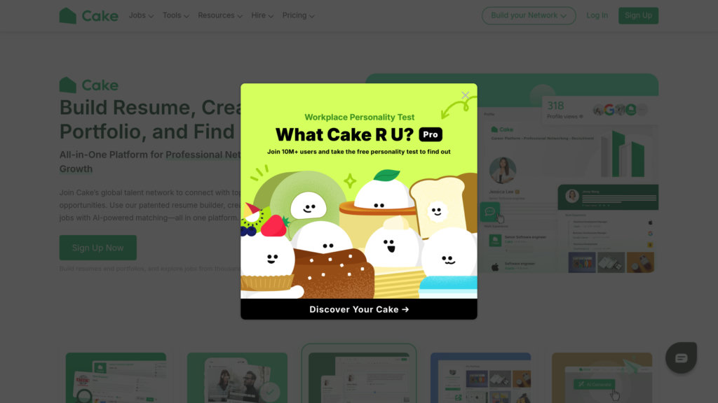 CakeResume Capture d'écran