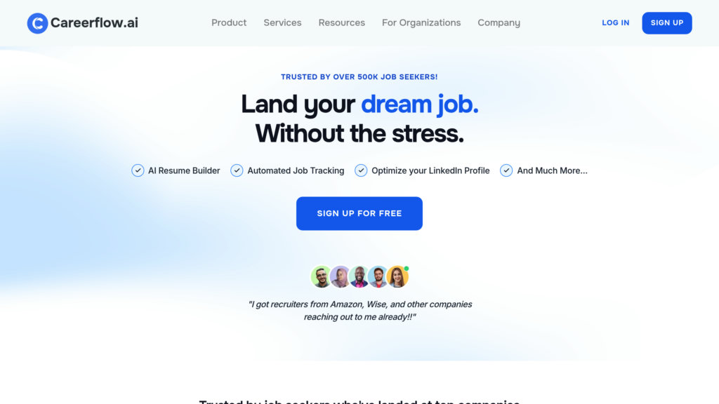 CareerFlow Captura de pantalla