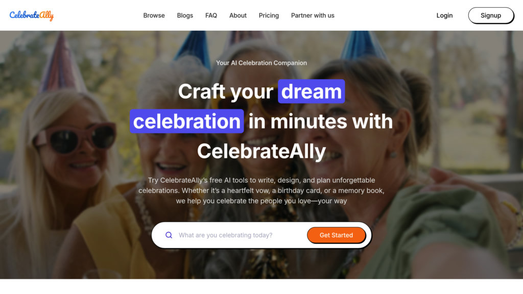 CelebrateAlly Captura de pantalla