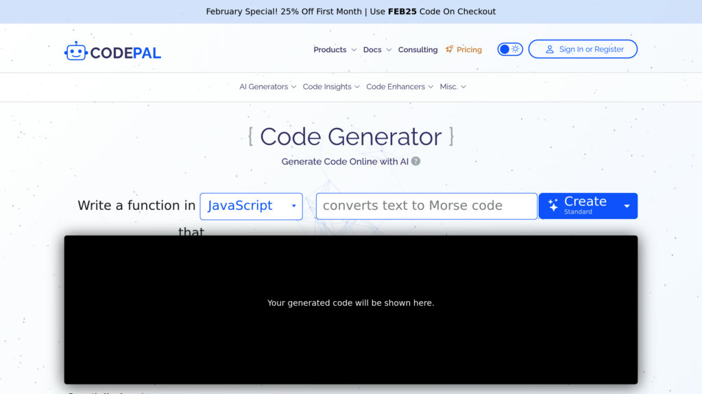 CodePal AI Captura de pantalla